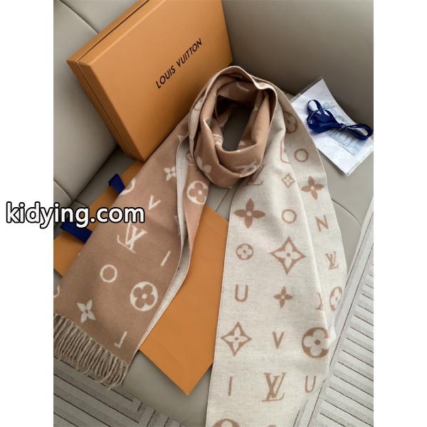 LOUIS VUITTON 激安 レイキャビック2.0 カシミヤ ロングマフラー モノグラム ユニセックス ストール-3