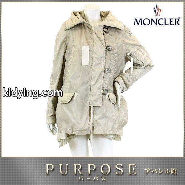 モンクレール MONCLER ナイロン コート SORA ウインドブレーカー ベージュ サイズ 0 レディース :90048080:PURPOSEパーパス・ヤフー店 - 通販ショッピング-0