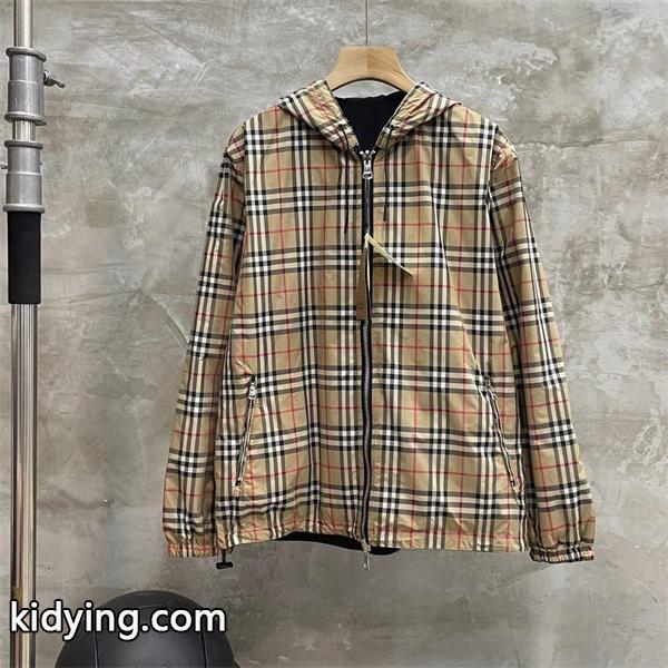 カーキ格子柄フルプリント 秋冬大人気定番 バーバリー コピー パーカー スーパーコピークオリティ Burberry-0