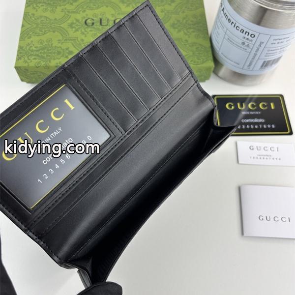 グッチ 偽物 長財布 スネークモチーフ GGスプリーム ブラックキャンバス 個性的 スタイリッシュ GUCCI-1