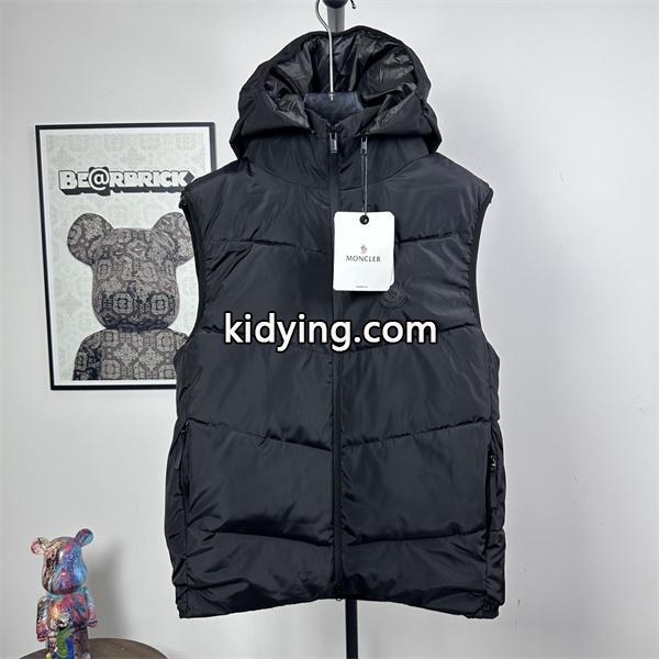 MONCLER ネイビーフード付 ダイナミックスタイル モンクレール コピー ダウンベスト 秋冬必須 高品質-2