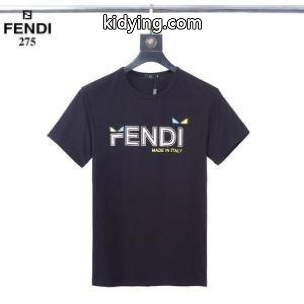 3色可選 半袖Tシャツ 春夏らしくて軽やかにする フェンディ 大胆なトレンド感を楽しむ FENDI_フェンディ FENDI_ブランド コピー 激安(日本最大級)-0