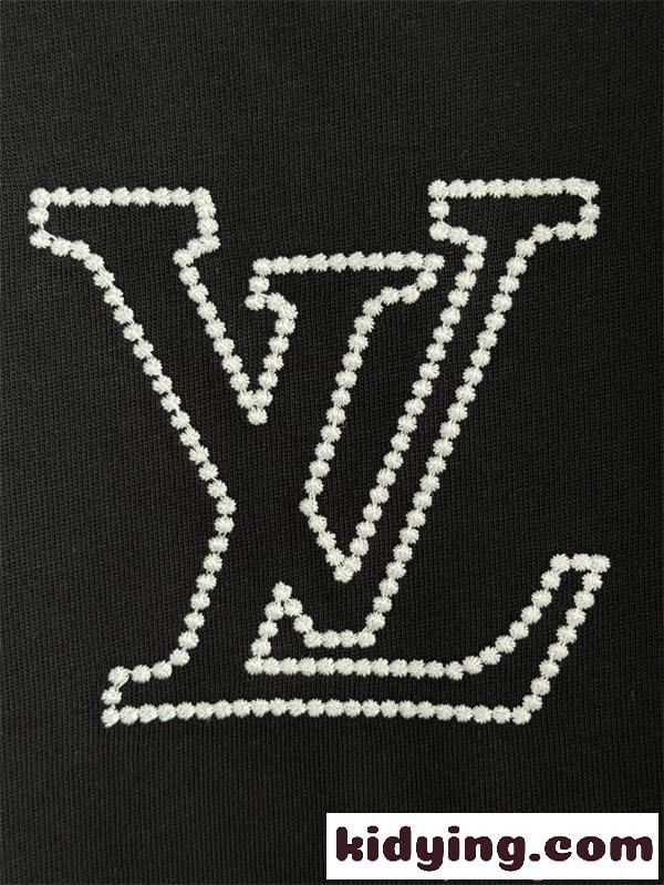 半袖Tシャツ ワンポイント刺繍 クルーネック ミニマル定番モデル LOUIS VUITTON ルイヴィトン コピー-4