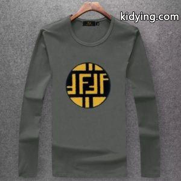 フェンディ tシャツ コピー男性用使いやすさ抜群クルーネックtシャツスタイリングメンズファッションアメカジ系tシャツ-2