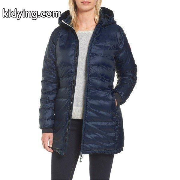 カナダグース ジャケット・ブルゾン アウター レディース Canada Goose Camp Slim Fit Hooded Packable Down Jacket Admiral Blue/ Black :36-tm5a7bsm4b-dufe:asty-shop2 - 通販ショッピング-0