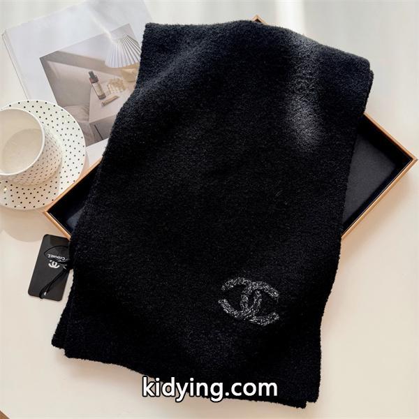 CHANEL（シャネル）25B ニット カシミヤマフラー／クラシックCCロゴ・ユニセックス・秋冬新作スカーフ-0