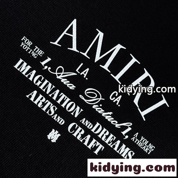 AMIRI コピー アミリ コピー バックロゴプリント 半袖Tシャツ オーバーサイズ クルーネック 人気 定番-3