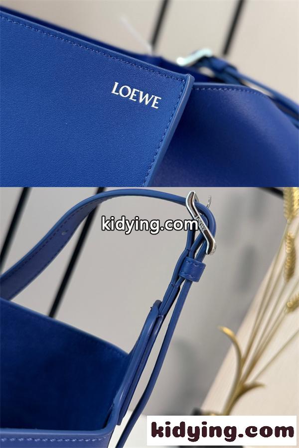数量限定26SSトレンドBilbaoロエベショルダーバッグコピーLOEWE新作青い通勤バッグ-6