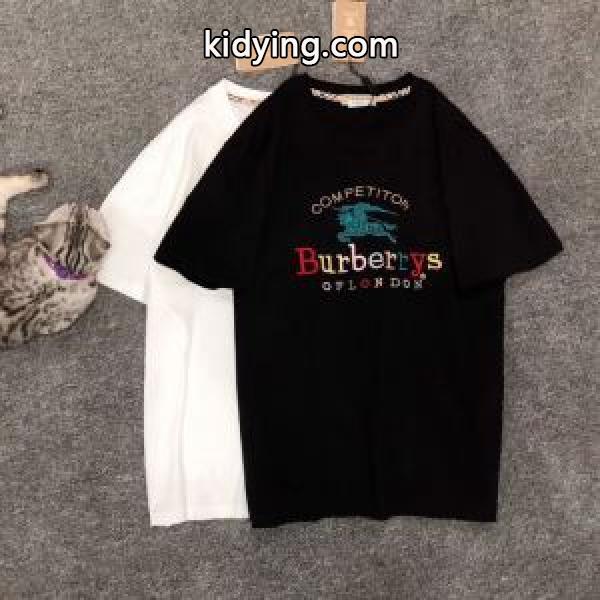 最もクラシックなタイプ バーバリー BURBERRY 2色可選 2019春夏の大注目トレンド Tシャツ/半袖_半袖Tシャツ_メンズファッション_スーパーコピーブランド激安通販 専門店-0