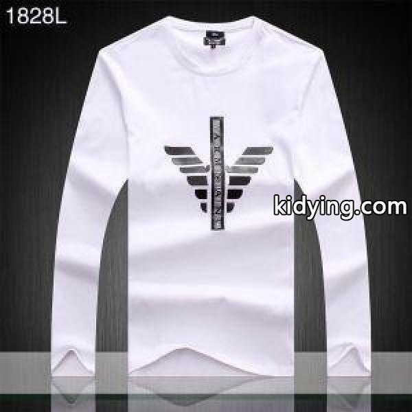 メンズ tシャツ 通販柔らかい肌触り上質感アルマーニ コピー吸汗速乾コットン素材tシャツ軽量通気性爽快感抜群メンズアウトドアウエア-0