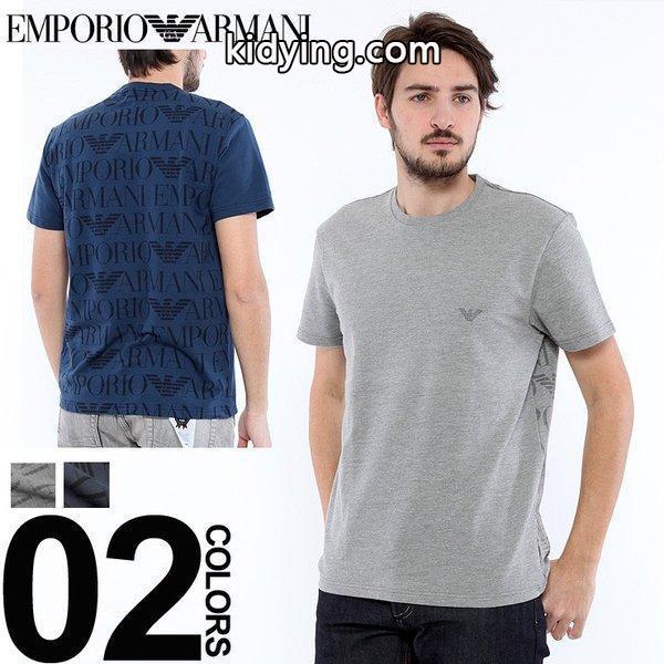 エンポリオ アルマーニ EMPORIO ARMANI Tシャツ 半袖 バックプリント クルーネック メンズ トップス EA1117648P566 ブランド Tshirts :7537214415:ゼンオンライン - 通販ショッピング-0