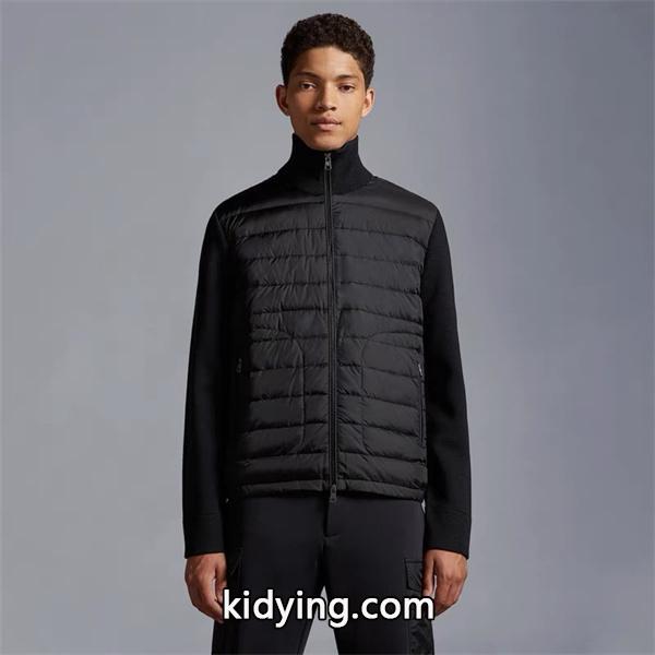 Moncler モンクレール 激安 メンズ ダウン ニットジャケット ブラック 2025年秋冬 新作-0