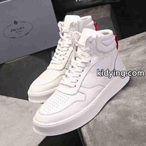 冬季限定販売 2018人気の主流アイテムハイトップシューズ 2色選択可 プラダ PRADA お得な_スニーカー、靴_メンズファッション_スーパーコピーブランド激安通販 専門店-0