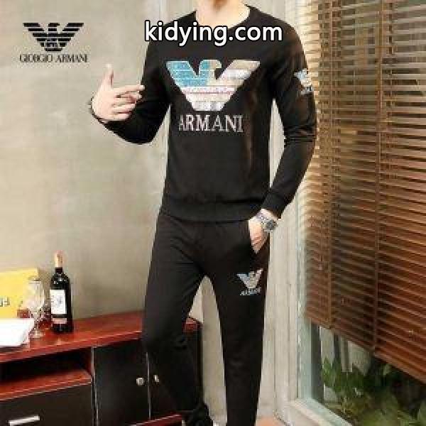 人気定番最新作メンズ長袖Ｔシャツ長いシーズン利用可能軽い風合い軽い着心地ストレス感お洒落アルマーニ tシャツ 新作ブランドコピー-0