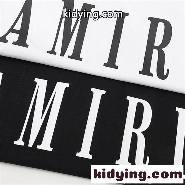 アミリ AMIRI コピー Tシャツ 半袖 メンズ バックロゴ フロントロゴ プリントT クルーネック ブラック ホワイト ストリート系-6
