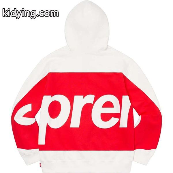 SUPREMEシュプリームパーカーコピー Supreme 21SS Big Logo Hooded Sweatshirt 英字ロゴプリントパーカーブラック、グレー-0