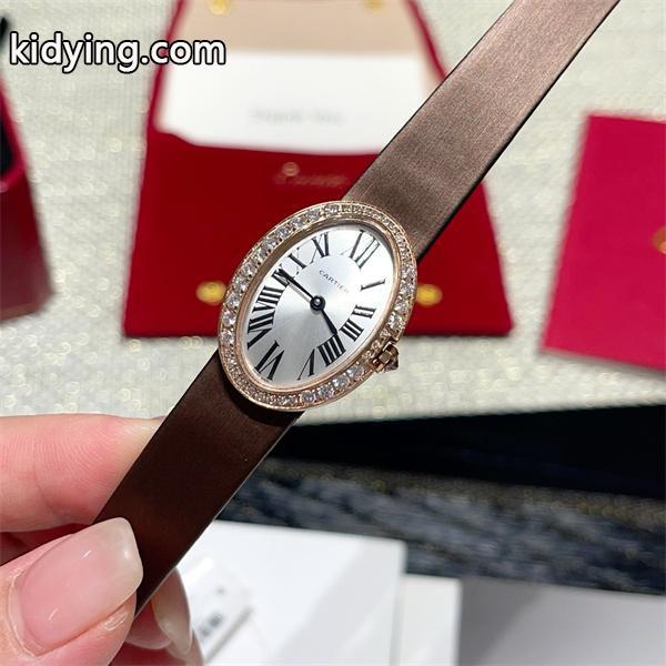 Cartier カルティエ Baignoire（バニワール） コレクション レディース コピー 腕時計 スイス製クォーツ ローマ数字インデックス 人気定番-4