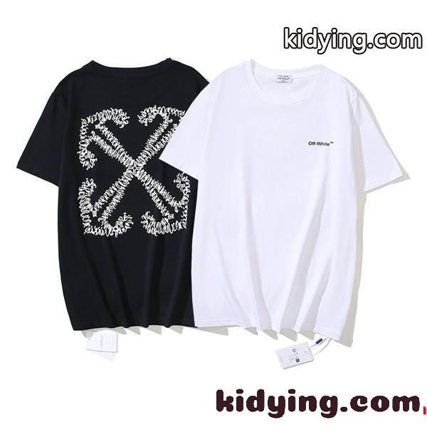 快適　ファッション　Off-White　オフホワイト　メンズ　半袖Ｔシャツ　インナー-0