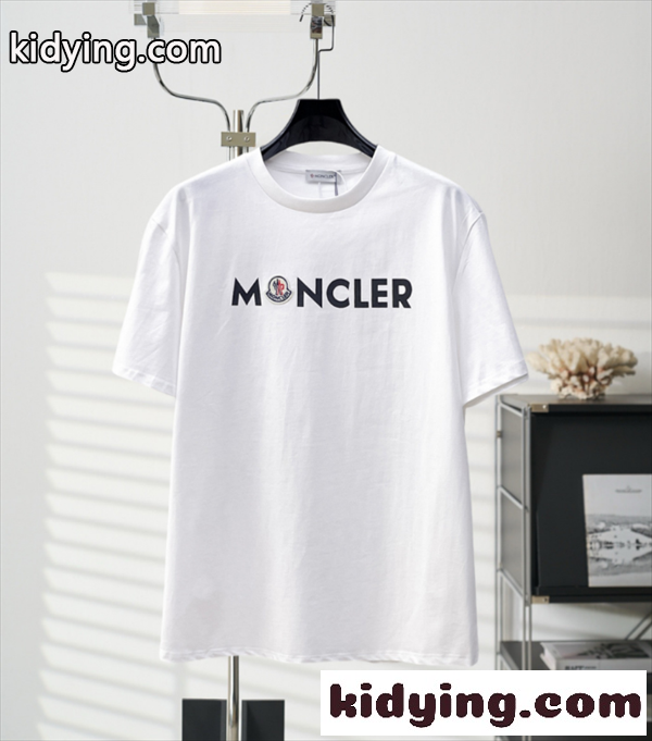 2色可選 高級感のある素材 MONCLER 海外でも人気なブランド モンクレール 半袖Tシャツコピー激安通販 専門店-0