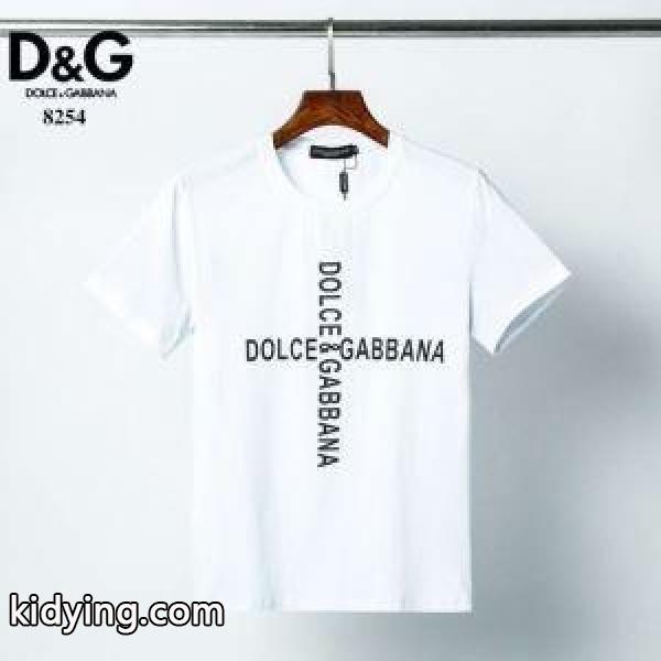 2色可選 着こなしの幅が広がる 半袖Tシャツ 2020年の春夏はこれ! ドルチェ&ガッバーナ Dolce&Gabbana_ドルチェ&ガッバーナ DOLCE & GABBANA_ブランド コピー 激安(日本最大級)-1