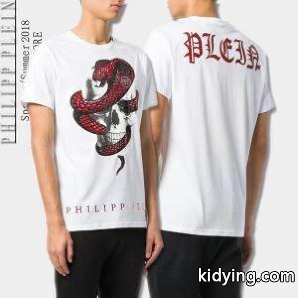 大好評 2018春夏新作 フィリッププレイン PHILIPP PLEIN Tシャツ\半袖2色可選_フィリッププレイン PHILIPP PLEIN_ブランド コピー 激安(日本最大級)-1