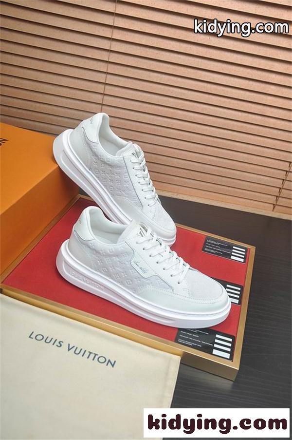お洒落☆LOUIS VUITTON ルイヴィトンスニーカースーパーコピー疲れにくい衝撃吸収ソール搭載-4