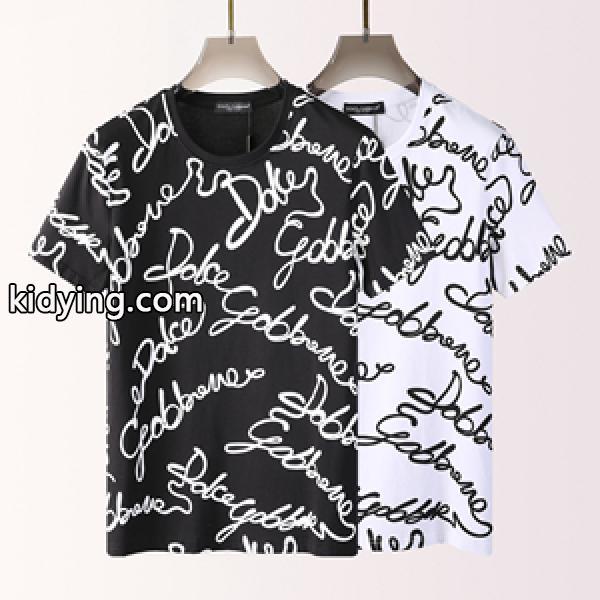 品質保証新作登場 DOLCE & GABBANA ドルガバ偽物半袖Tシャツ メンズ春夏物 お洒落なアイテム 激安欧米風-0