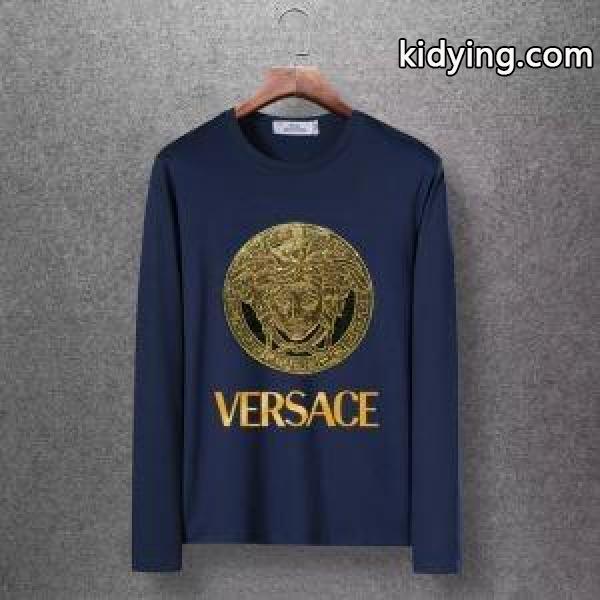 2019秋冬の必需品 ヴェルサーチ VERSACE 長袖Tシャツ 4色可選 落ち着いたコーデが楽しもう_ヴェルサーチ VERSACE_ブランド コピー 激安(日本最大級)-2