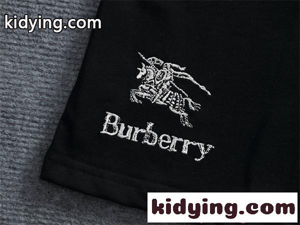 清涼感 バーバリー コピー 半袖カットソー 白 黒 ワンポイント刺繍 シンプル 夏コーデ 楽天人気 BURBERRY-7
