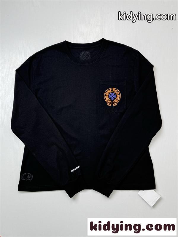 お洒落&2026SS&Chrome Heartsクロムハーツ長袖tシャツコピーカジュアルスタイル-3
