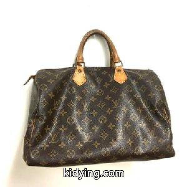 ルイヴィトン LOUIS VUITTON M41524 モノグラム スピーディ ハンドバッグ ボストン 鞄 エベヌ 茶 レディース 通販 ショッピング-0