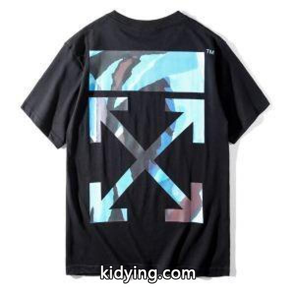 使い勝手も抜群！ 半袖Tシャツ 万能に使えるOff-White オフホワイト2色可選カジュアル_Off-White オフホワイト_ブランド コピー 激安(日本最大級)-1