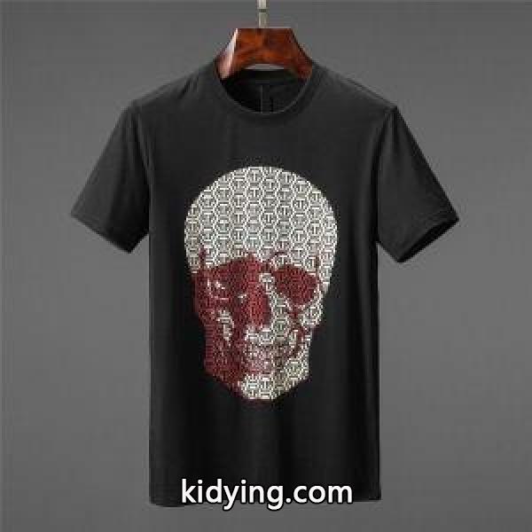 強くおすすめしたい フィリッププレイン PHILIPP PLEIN Tシャツ/ティーシャツ 2色可選 2019ssファション流行を_フィリッププレイン PHILIPP PLEIN_ブランド コピー 激安(日本最大級)-0