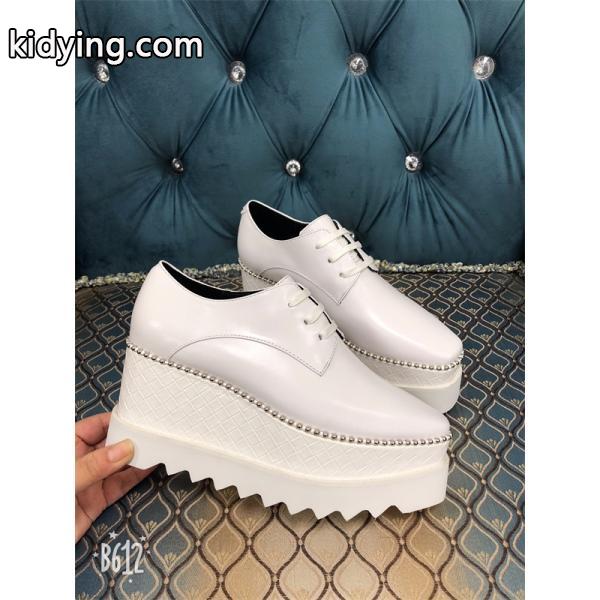 ステラマッカートニー コピー STELLA McCARTNEY ラインストーン装飾 厚底レースアップ エレガンス シンプル-5