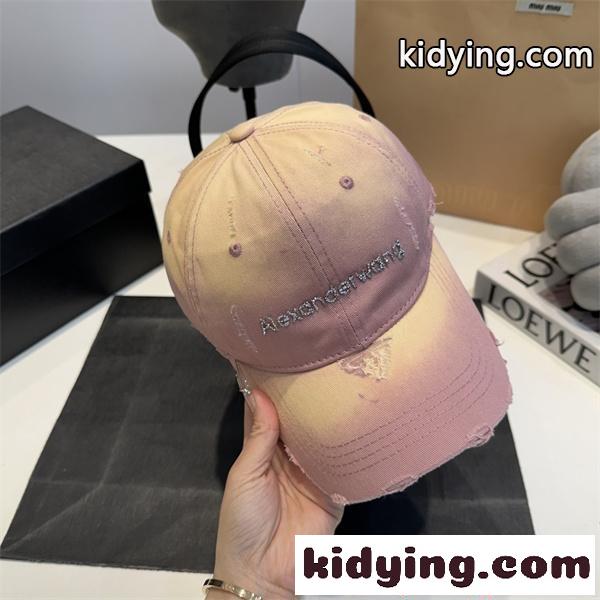 アレキサンダーワン コピー キャップ Alexander wang グラデーションカラー ダメージ 個性派 トレンド小物-3