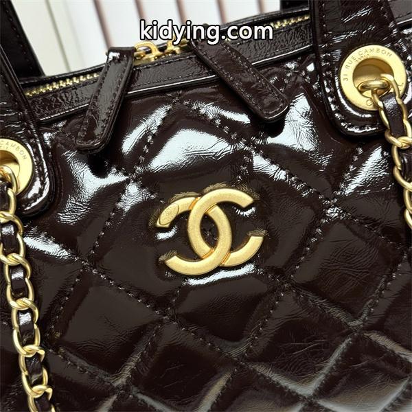 新作 ブラウン 大人可愛い 人気 旅行 高級感 CHANEL シャネル スーパーコピー ボストンバッグ-3