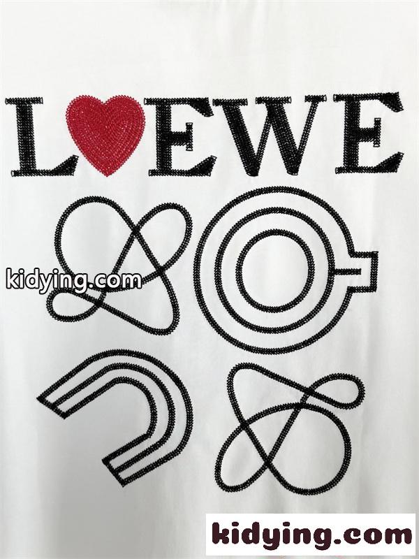話題沸騰 LOEWE ロエベ コピー 半袖Tシャツ 洒落 トレンド カジュアル 2026新作-7