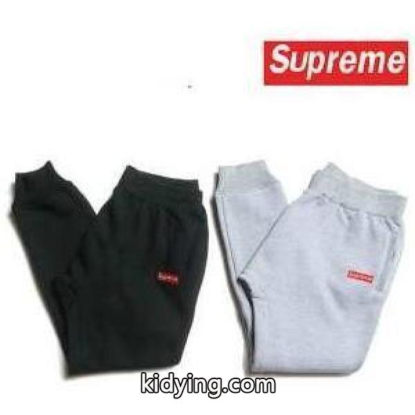 ファッション通販SUPREME BOX LOGO 激安スウェットパンツシュプリーム ジョガーパンツストリート系 2色可選-0