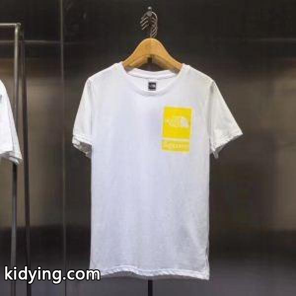 大人キレイに仕立てるSUPREMETシャツコピーシュプリーム抜群の吸汗性クルーネック半袖Tシャツホワイト-2