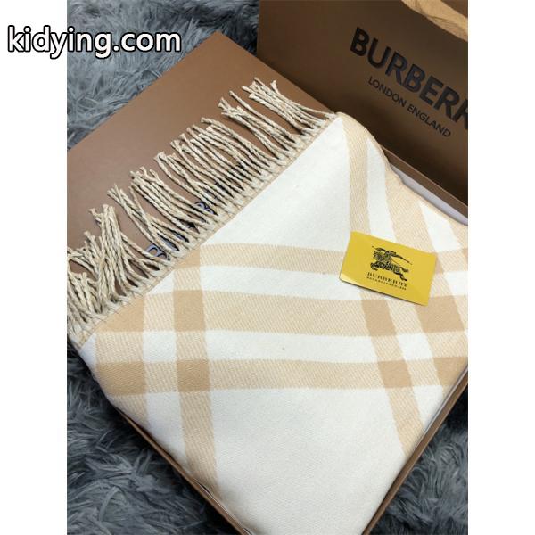 BURBERRY バーバリー コピー 上質 温か素材 ベージュ チェック ストール 冬コーデ向き-1
