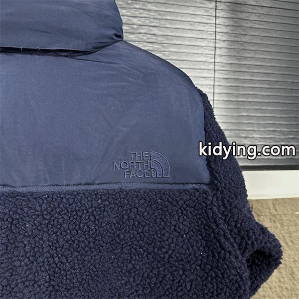 THE NORTH FACE 激安 シェルパフリース 切替 ダウンジャケット メンズ レディース 隠しフード 700相当 高保温 YKKジップ 冬用-3