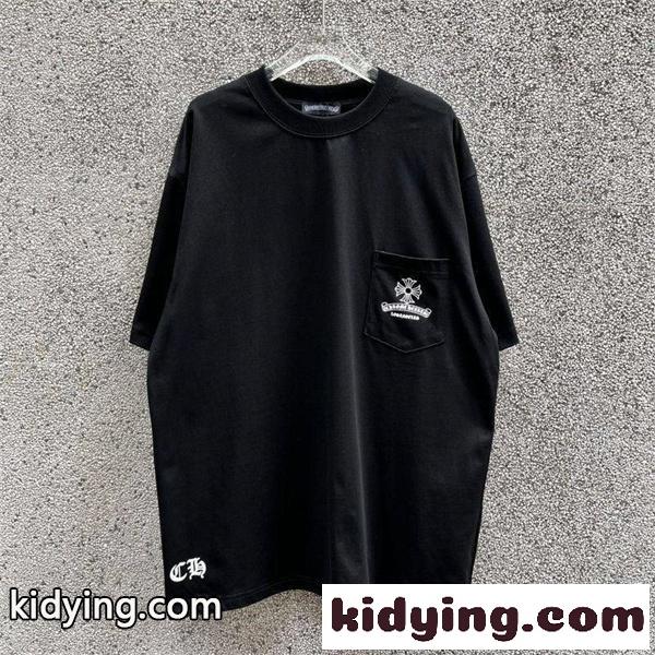 男女兼用 2色可選 先シーズンに引き続き新品 クロムハーツ CHROME HEARTS 半袖Tシャツ_クロムハーツ CHROME HEARTS_ブランド コピー 激安(日本最大級)-0