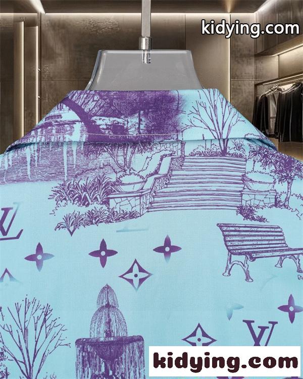 半袖シャツ 爽やか 配色美 シルエット綺麗 トレンド感 LOUIS VUITTON ルイヴィトン スーパーコピー-7