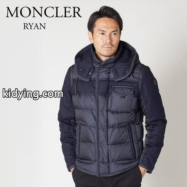 モンクレール メンズ ダウンジャケット MONCLER RYAN 4139285 53227 ネイビー系 (742) :mc-ryan:X-SELL(エクセル） - 通販ショッピング-0