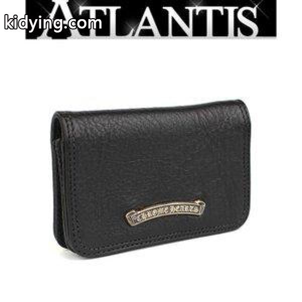 CHROME HEARTS 銀座店 クロムハーツ グロメット付き カードケース 名刺入れ レザー 黒 :075192:atlantis - 通販ショッピング-0