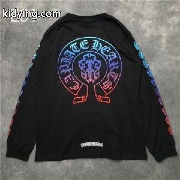 注目ブランドは2019最新 クロムハーツ CHROME HEARTS 長袖Tシャツ 2色可選 着回し力抜群のシンプル_クロムハーツ CHROME HEARTS_ブランド コピー 激安(日本最大級)-0