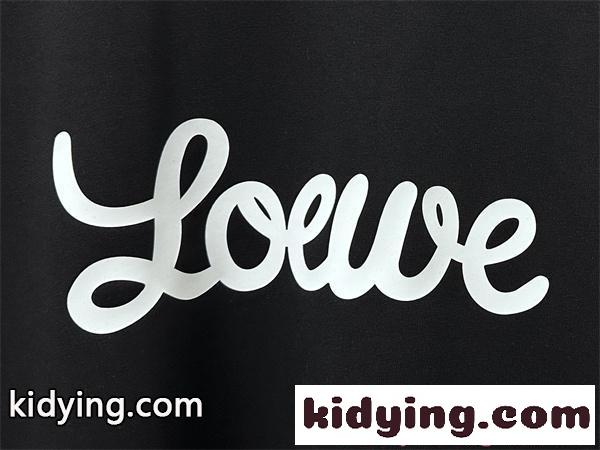 売れ筋急増 ホワイト プリント クリーン シンプル ファッション LOEWE ロエベ コピー 半袖Tシャツ-6