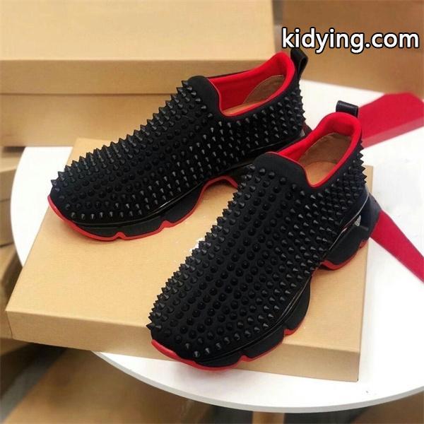 クリスチャンルブタン 偽物 スニーカー エッジィ ラグジュアリー スタッズ スリッポン CHRISTIAN LOUBOUTIN-0