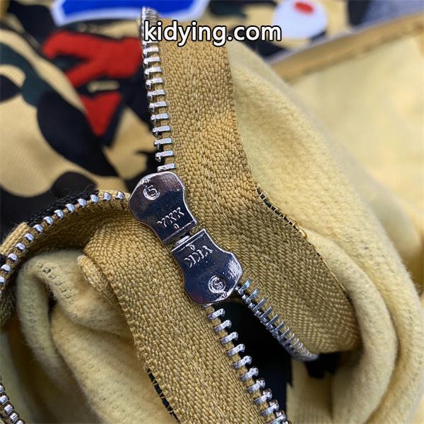BAPE スーパーコピー 秋冬ストリートトレンド 定番 カモフラージュ シャーク 連帽 ジップアップ ベイプ-8