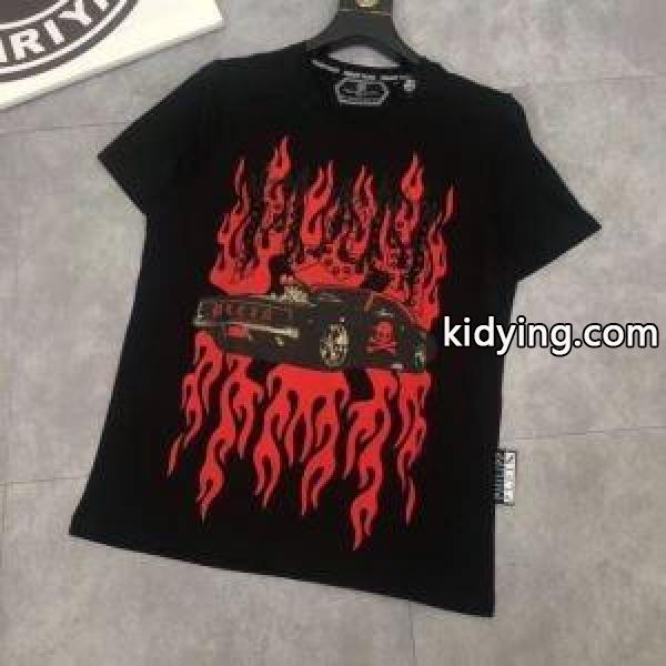 半袖Tシャツ 大人のため上品 フィリッププレイン PHILIPP PLEIN 2019年トレンド情報 抜群なブランドプリント_フィリッププレイン PHILIPP PLEIN_ブランド コピー 激安(日本最大級)-0
